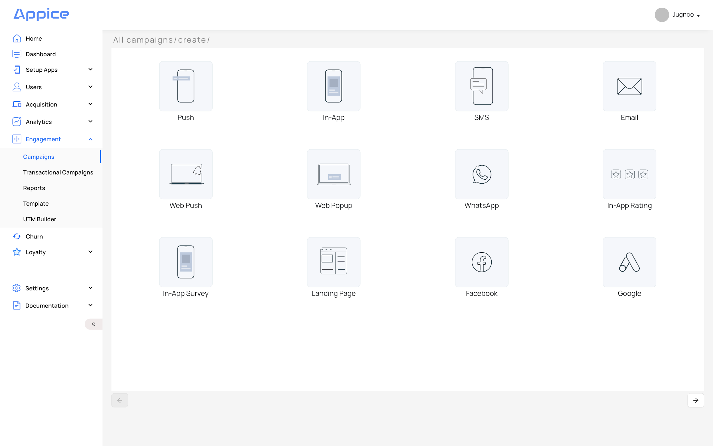 Appice screenshot